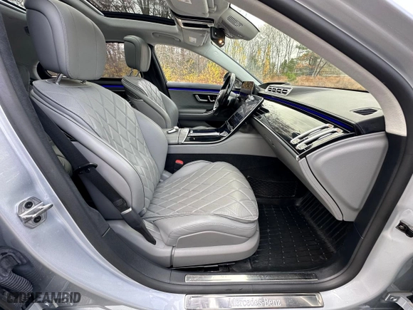 2021 Mercedes-Benz S-Class S 580 with VIN W1K6G7GB8MA039284, listed as a Copart auction lot 79415114 with 77,384 mi miles and Clean Title. Bid and sale history available at carsss.com. Image 5.