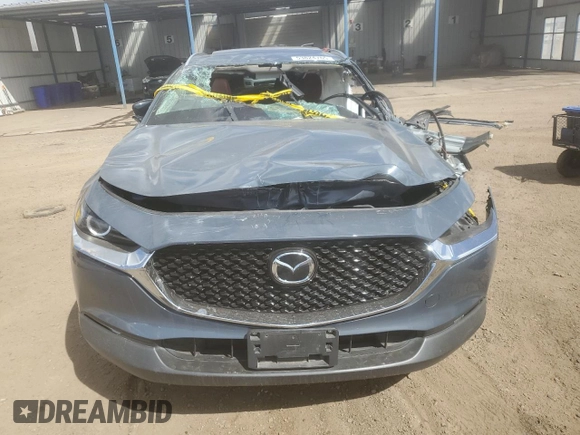 2023 Mazda CX-30 2.5 S Carbon Edition with VIN 3MVDMBCM1PM578257, listed as a Copart auction lot 53824765 with 25,599 mi miles and Salvage Title. Bid and sale history available at carsss.com. Image 5.