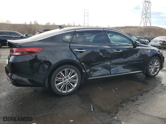 2017 Kia Optima SX Limited with VIN 5XXGV4L26HG160673, listed as a Copart auction lot 43617975 with 35,064 mi miles and Salvage Title. Bid and sale history available at carsss.com. Image 3.