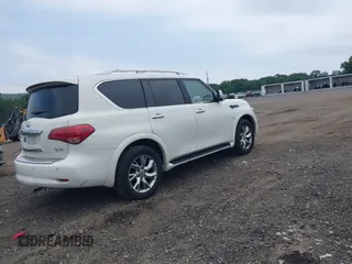 2014 Infiniti QX80 with VIN JN8AZ2NC1E9350687, listed as a IAAI auction lot 42601530 with 150,267 mi miles and . Bid and sale history available at DreamBid. Image 4.