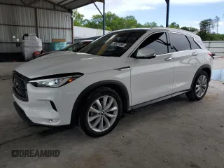 2019 Infiniti QX50 Luxe z VIN 3PCAJ5M13KF108943, wystawiony jako Copart lot #56551695 z przebiegiem 104 381 mil mil oraz Szkoda całkowita • Salvage title. Historia ofert i sprzedaży dostępna na DreamBid. Obrazek 1.