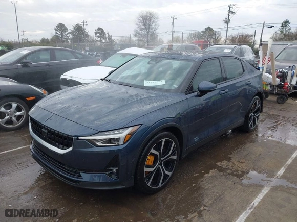 2022 Polestar 2 with VIN LPSED3KA0NL072994, listed as a IAAI auction lot 41722564 with 44,897 mi miles. Bid and sale history available at carsss.com. Image 2.