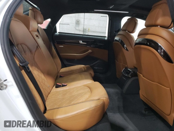 2017 Audi A8 z VIN WAU44AFD5HN007429, wystawiony jako Copart lot #45166564 z przebiegiem 59 423 mil mil oraz Nie do naprawy • Non repairable. Historia ofert i sprzedaży dostępna na DreamBid. Obrazek 10.