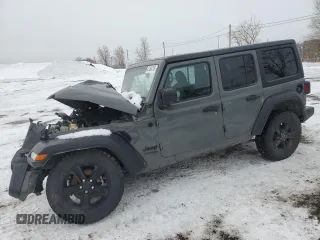 2022 Jeep Wrangler Unlimited Willys with VIN 1C4HJXDN2NW279504, listed as a Copart auction lot 47464715 with Not provided miles and Salvage title. Bid and sale history available at DreamBid. Image 1.