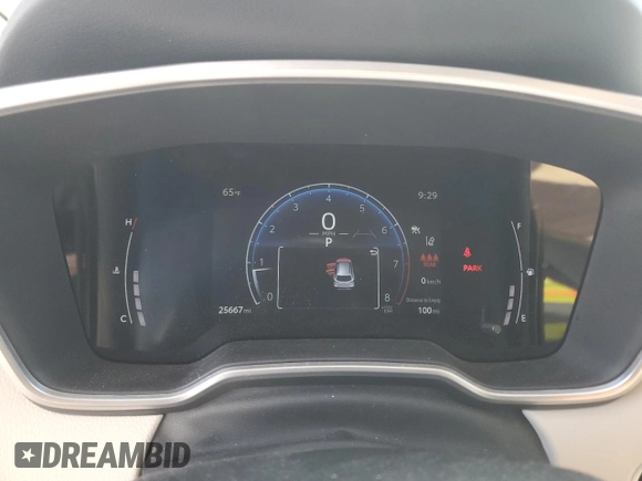 2023 Toyota Corolla Cross XLE with VIN 7MUDAAAG5PV068355, listed as a Copart auction lot 58121795 with 25,667 mi miles and Salvage title. Bid and sale history available at DreamBid. Image 9.