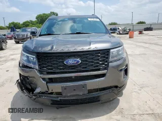 2018 Ford Explorer Sport with VIN 1FM5K8GT7JGB54689, listed as a Copart auction lot 59528925 with 53,018 mi miles and Salvage title. Bid and sale history available at DreamBid. Image 5.
