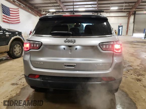 2021 Jeep Compass Limited with VIN 3C4NJDCB9MT503428, listed as a Copart auction lot 83230484 with 58,903 mi miles and Non Repairable. Bid and sale history available at DreamBid. Image 6.