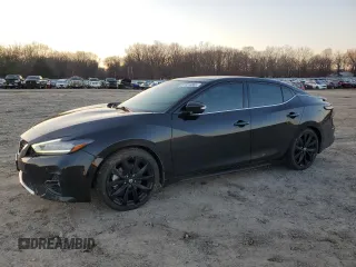 2020 Nissan Maxima SR with VIN 1N4AA6EV3LC377181, listed as a Copart auction lot 87873065 with 111,548 mi miles and Salvage Title. Bid and sale history available at DreamBid. Image 1.