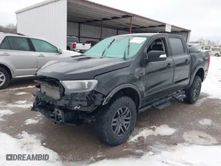 2023 Ford Ranger XL with VIN 1FTER4FH5PLE02749, listed as a IAAI auction lot 41303589 with 33,672 mi miles. Bid and sale history available at carsss.com. Image 2.