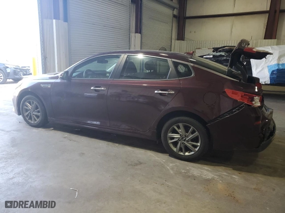 2019 Kia Optima LX with VIN 5XXGT4L34KG299285, listed as a Copart auction lot 45128335 with 78,398 mi miles and Salvage Title. Bid and sale history available at carsss.com. Image 2.