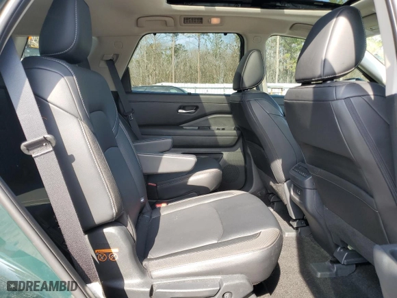2024 Nissan Pathfinder SL with VIN 5N1DR3CB4RC242402, listed as a Copart auction lot 43834655 with 25,287 mi miles and Salvage Title. Bid and sale history available at carsss.com. Image 11.