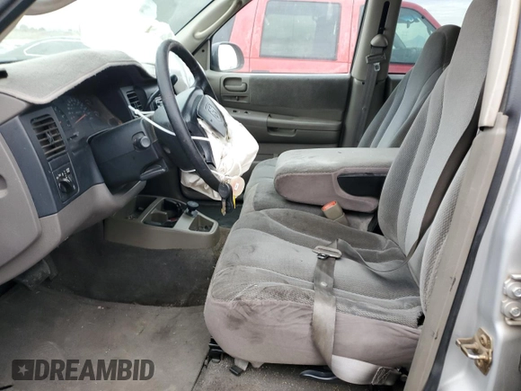 2003 Dodge Dakota SLT with VIN 1D7HL48N33S265110, listed as a Copart auction lot 41627715 with 117,682 mi miles and Salvage Title. Bid and sale history available at carsss.com. Image 7.