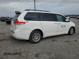 2011 Toyota Sienna XLE AAS with VIN 5TDYK3DC3BS011352, listed as a Copart auction lot 51928215 with 281,062 mi miles and Salvage Title. Bid and sale history available at carsss.com. Image 3.