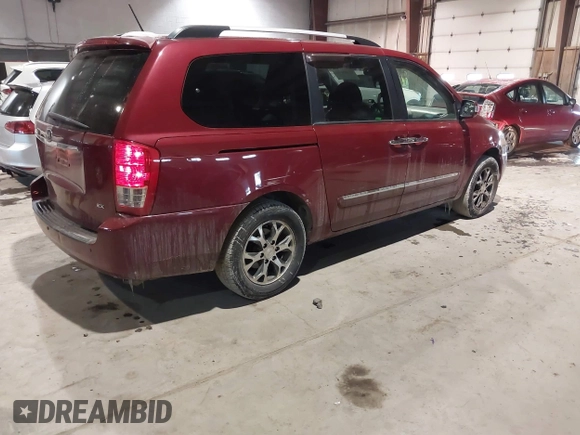 2014 Kia Sedona EX with VIN KNDMH4C74E6547870, listed as a IAAI auction lot 41403040 with 156,005 mi miles. Bid and sale history available at carsss.com. Image 4.