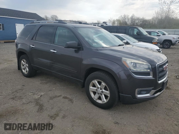 2014 GMC Acadia SLE z VIN 1GKKVNED1EJ325118, wystawiony jako Copart lot #54146735 z przebiegiem 230 158 mil mil oraz Czysty tytuł • Clean title. Historia ofert i sprzedaży dostępna na DreamBid. Obrazek 4.