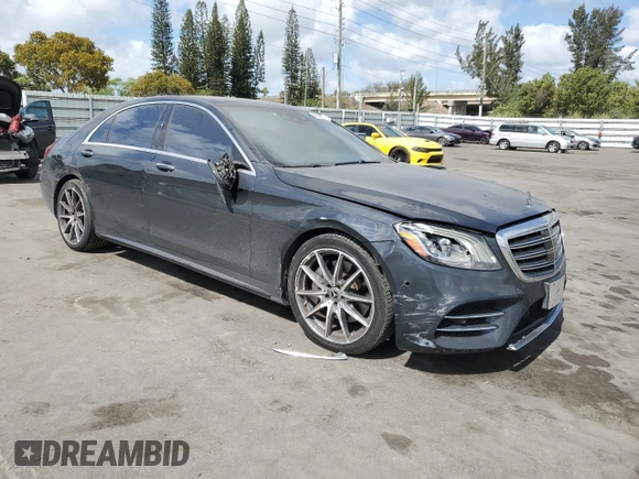 2018 Mercedes-Benz S 560 with VIN WDDUG8DB0JA399369, listed as a Copart auction lot 44936895 with 102,531 mi miles and Salvage Title. Bid and sale history available at carsss.com. Image 4.
