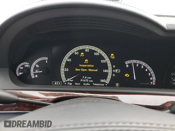 2012 Mercedes-Benz S 550 z VIN WDDNG9EB5CA435357, wystawiony jako Copart lot #49278995 z przebiegiem 91 672 mil mil oraz Szkoda całkowita • Salvage title. Historia ofert i sprzedaży dostępna na DreamBid. Obrazek 9.