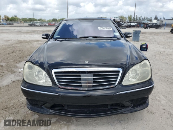 2006 Mercedes-Benz S with VIN WDBNG79J46A469440, listed as a Copart auction lot 51621865 with 103,249 mi miles and Salvage Title. Bid and sale history available at DreamBid. Image 5.