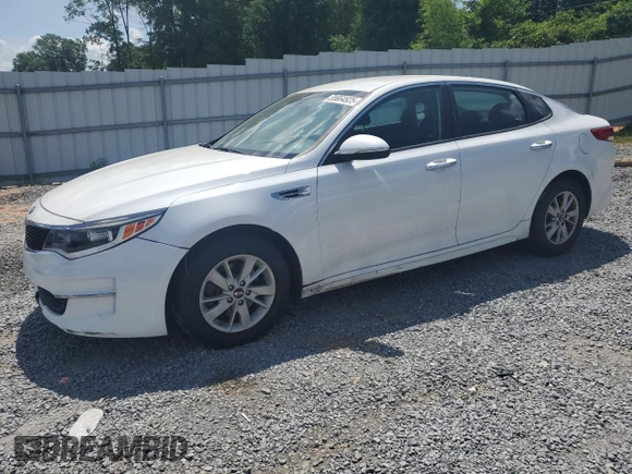 2018 Kia Optima LX with VIN 5XXGT4L38JG184655, listed as a Copart auction lot 55664925 with 114,997 mi miles and Clean Title. Bid and sale history available at carsss.com. Image 1.