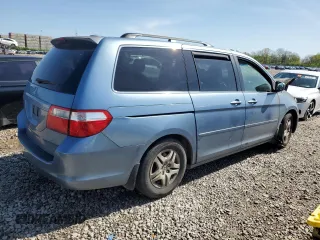 2007 Honda Odyssey EX-L with VIN 5FNRL38707B033223, listed as a Copart auction lot 55118815 with Not Provided miles and Salvage Title. Bid and sale history available at DreamBid. Image 3.
