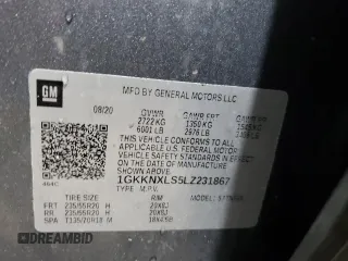 2020 GMC Acadia Denali с VIN 1GKKNXLS5LZ231867, выставлен на аукционе Copart как лот 52184685 с пробегом 89 882 миль миль и Списание • Salvage title. История ставок и продаж доступна на DreamBid. Изображение 13.