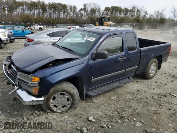 2008 GMC Canyon SL with VIN 1GTCS19E688175572, listed as a Copart auction lot 45641825 with 106,347 mi miles and Salvage Title. Bid and sale history available at carsss.com. Image 1.