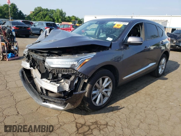 2019 Acura RDX with VIN 5J8TC2H39KL005229, listed as a Copart auction lot 61663945 with Not provided miles and Salvage title. Bid and sale history available at DreamBid. Image 1.