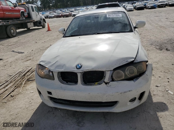 2012 BMW 1 Series 128i with VIN WBAUP7C59CVP22777, listed as a Copart auction lot 86157984 with 191,839 mi miles and Salvage Title. Bid and sale history available at carsss.com. Image 5.