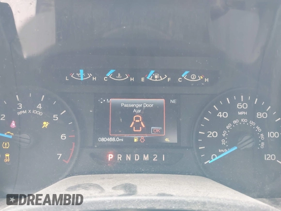 2017 Ford F-150 XL with VIN 1FTMF1EP2HKD58714, listed as a IAAI auction lot 42348983 with 80,468 mi miles and . Bid and sale history available at DreamBid. Image 15.