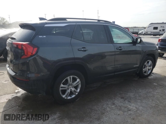 2020 GMC Terrain SLE with VIN 3GKALTEV6LL108989, listed as a Copart auction lot 53298785 with 44,085 mi miles and Salvage Title. Bid and sale history available at DreamBid. Image 3.