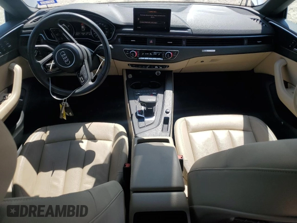 2018 Audi A5 Sportback Premium Plus z VIN WAUBNCF55JA098546, wystawiony jako Copart lot #52731175 z przebiegiem 39 029 mil mil oraz Szkoda całkowita • Salvage title. Historia ofert i sprzedaży dostępna na DreamBid. Obrazek 8.