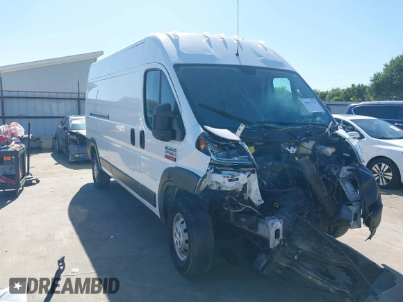 2019 Ram ProMaster Cargo with VIN 3C6TRVDG2KE506177, listed as a IAAI auction lot 42237329 with 220,000 mi miles and . Bid and sale history available at DreamBid. Image 1.