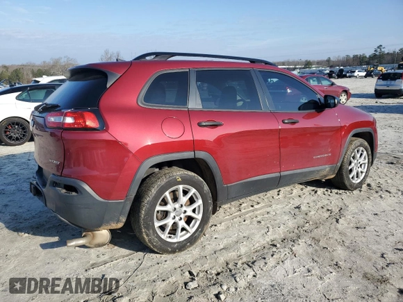 2017 Jeep Cherokee Sport z VIN 1C4PJLAS7HW650031, wystawiony jako Copart lot #43588935 z przebiegiem 110 090 mil mil oraz Szkoda całkowita • Salvage title. Historia ofert i sprzedaży dostępna na DreamBid. Obrazek 3.