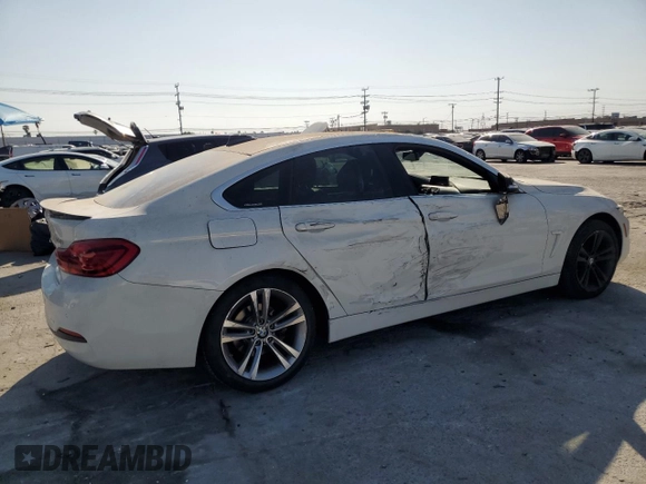 2019 BMW 4 Series 430i xDrive z VIN WBA4J3C56KBL05093, wystawiony jako Copart lot #52215335 z przebiegiem 55 900 mil mil oraz Szkoda całkowita • Salvage title. Historia ofert i sprzedaży dostępna na DreamBid. Obrazek 3.