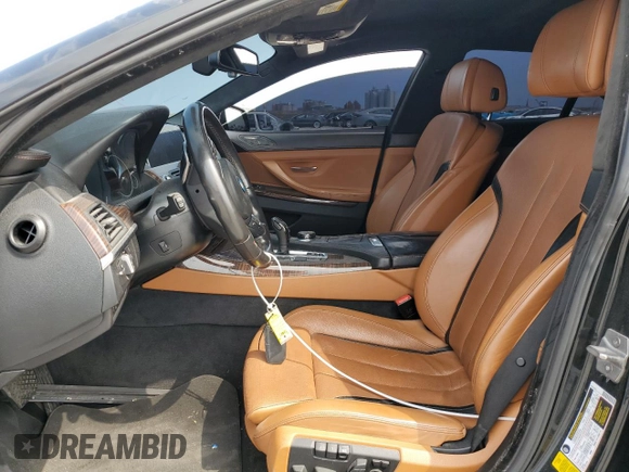 2018 BMW 6 Series 640i with VIN WBA6D0C52JG852944, listed as a Copart auction lot 54681154 with 111,650 mi miles and Salvage Title. Bid and sale history available at carsss.com. Image 7.