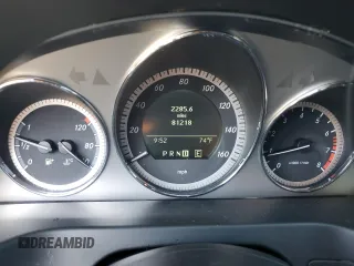 2011 Mercedes-Benz C with VIN WDDGF5EB1BR133861, listed as a Copart auction lot 53059035 with 81,218 mi miles and Salvage Title. Bid and sale history available at carsss.com. Image 9.