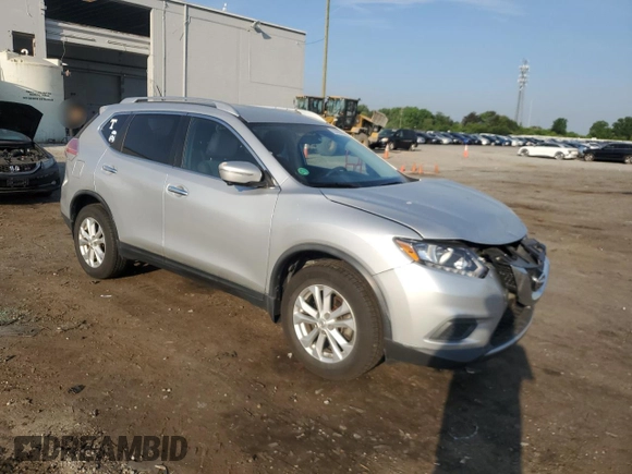 2015 Nissan Rogue SV with VIN KNMAT2MT5FP515927, listed as a Copart auction lot 55390475 with 136,126 mi miles and Clean Title. Bid and sale history available at DreamBid. Image 4.