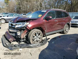 2021 Honda Pilot Elite with VIN 5FNYF6H09MB090815, listed as a Copart auction lot 87361824 with 81,408 mi miles and Salvage Title. Bid and sale history available at carsss.com. Image 1.