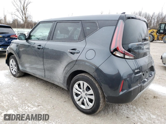 2023 Kia Soul LX with VIN KNDJ23AU3P7202964, listed as a Copart auction lot 82875414 with 9,661 mi miles and Non Repairable. Bid and sale history available at DreamBid. Image 2.