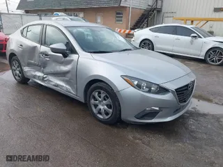 2014 Mazda Mazda3 i Sport with VIN JM1BM1U77E1165829, listed as a IAAI auction lot 41838445 with 107,513 mi miles. Bid and sale history available at carsss.com. Image 1.