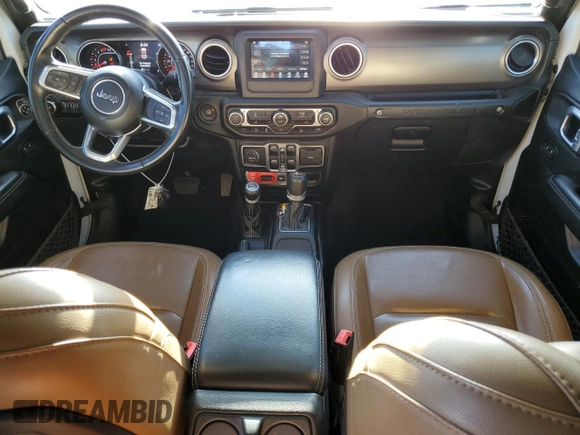 2020 Jeep Wrangler Unlimited Rubicon z VIN 1C4HJXFN1LW335751, wystawiony jako Copart lot #54242215 z przebiegiem 74 961 mil mil oraz Szkoda całkowita • Salvage title. Historia ofert i sprzedaży dostępna na DreamBid. Obrazek 8.