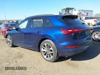 2021 Audi e-tron Premium Plus z VIN WA1LAAGE3MB018496, wystawiony jako IAAI lot #41898780 z przebiegiem 73 133 mil mil oraz . Historia ofert i sprzedaży dostępna na DreamBid. Obrazek 3.