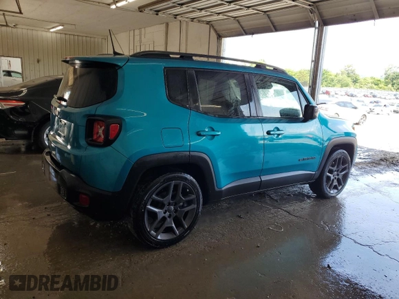 2021 Jeep Renegade Latitude z VIN ZACNJCBB7MPM57579, wystawiony jako Copart lot #59979555 z przebiegiem 49 272 mil mil oraz Szkoda całkowita • Salvage title. Historia ofert i sprzedaży dostępna na DreamBid. Obrazek 3.