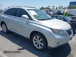 2010 Lexus RX 350 with VIN 2T2BK1BA8AC037850, listed as a IAAI auction lot 42207674 with 344,410 mi miles and . Bid and sale history available at carsss.com. Image 1.