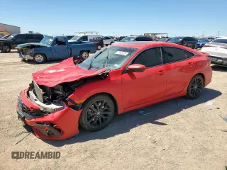 2020 Honda Civic Si z VIN 2HGFC1E50LH705541, wystawiony jako Copart lot #57166935 z przebiegiem 78 509 mil mil oraz Szkoda całkowita • Salvage title. Historia ofert i sprzedaży dostępna na DreamBid. Obrazek 1.