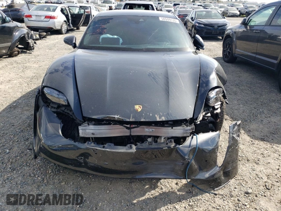 2023 Porsche Taycan with VIN WP0AA2Y18PSA16703, listed as a Copart auction lot 50559135 with 11,428 mi miles and Salvage Title. Bid and sale history available at DreamBid. Image 5.