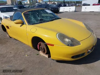 2000 Porsche Boxster S with VIN WP0CB2984YU661417, listed as a IAAI auction lot 41945534 with NaN miles. Bid and sale history available at carsss.com. Image 1.