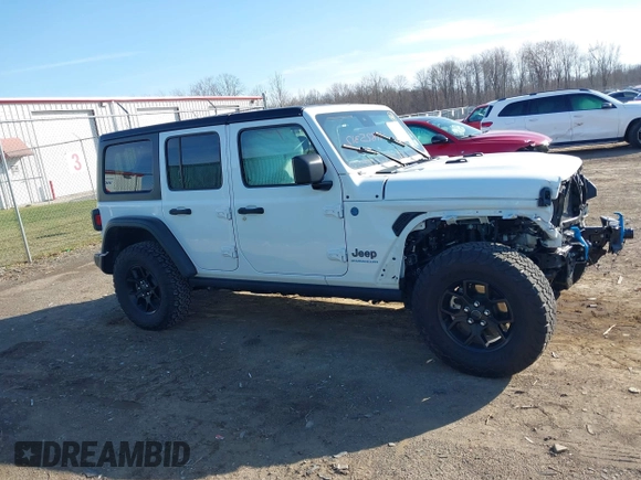 2024 Jeep Wrangler Willys z VIN 1C4RJXN60RW162960, wystawiony jako IAAI lot #41825312 z przebiegiem 16 538 mil mil oraz . Historia ofert i sprzedaży dostępna na DreamBid. Obrazek 13.