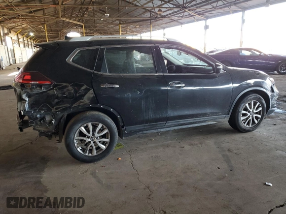 2019 Nissan Rogue SV with VIN 5N1AT2MT6KC703918, listed as a Copart auction lot 46546615 with 165,632 mi miles and Salvage Title. Bid and sale history available at carsss.com. Image 3.