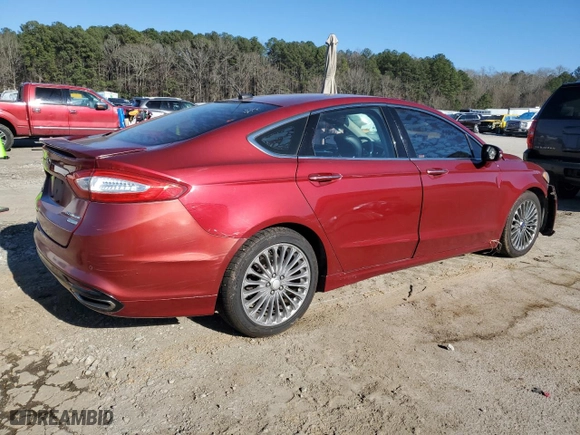 2013 Ford Fusion Titanium with VIN 3FA6P0K99DR196050, listed as a Copart auction lot 47361015 with 198,365 mi miles and Salvage Title. Bid and sale history available at carsss.com. Image 3.